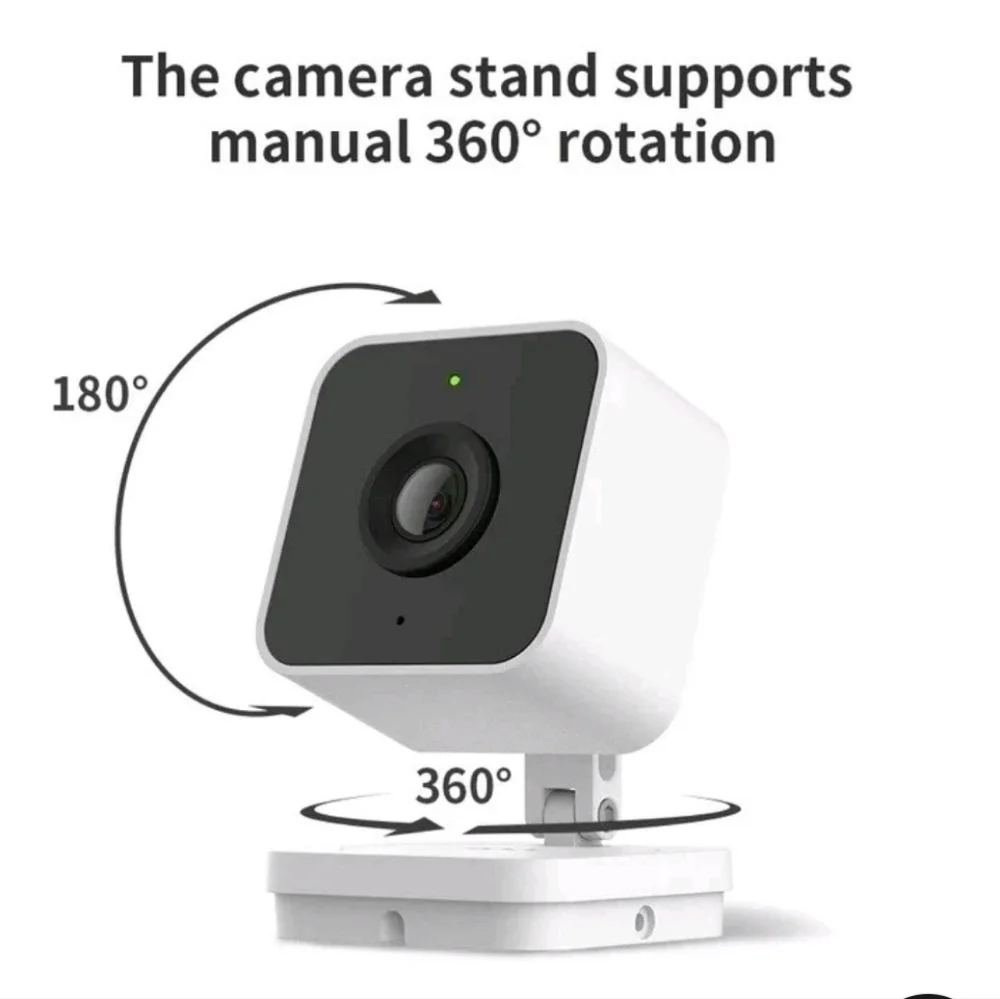 ONN Indoor Camera Wired, 1080p HDR Video, with Google Home and Gemini